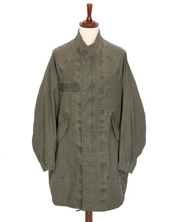 Visvim Six-Five Fishtail Parka 3L Damaged, Olive