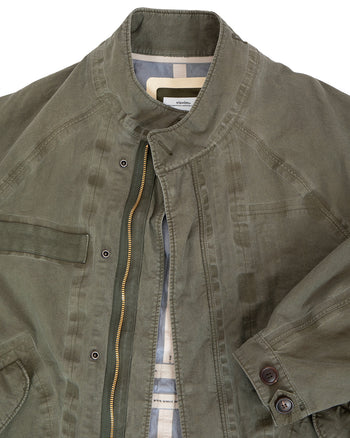 Visvim Six-Five Fishtail Parka 3L Damaged, Olive