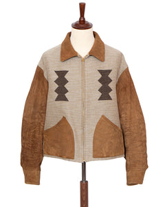 Visvim Stanza Jacket (Jacquard Blanket), Ivory