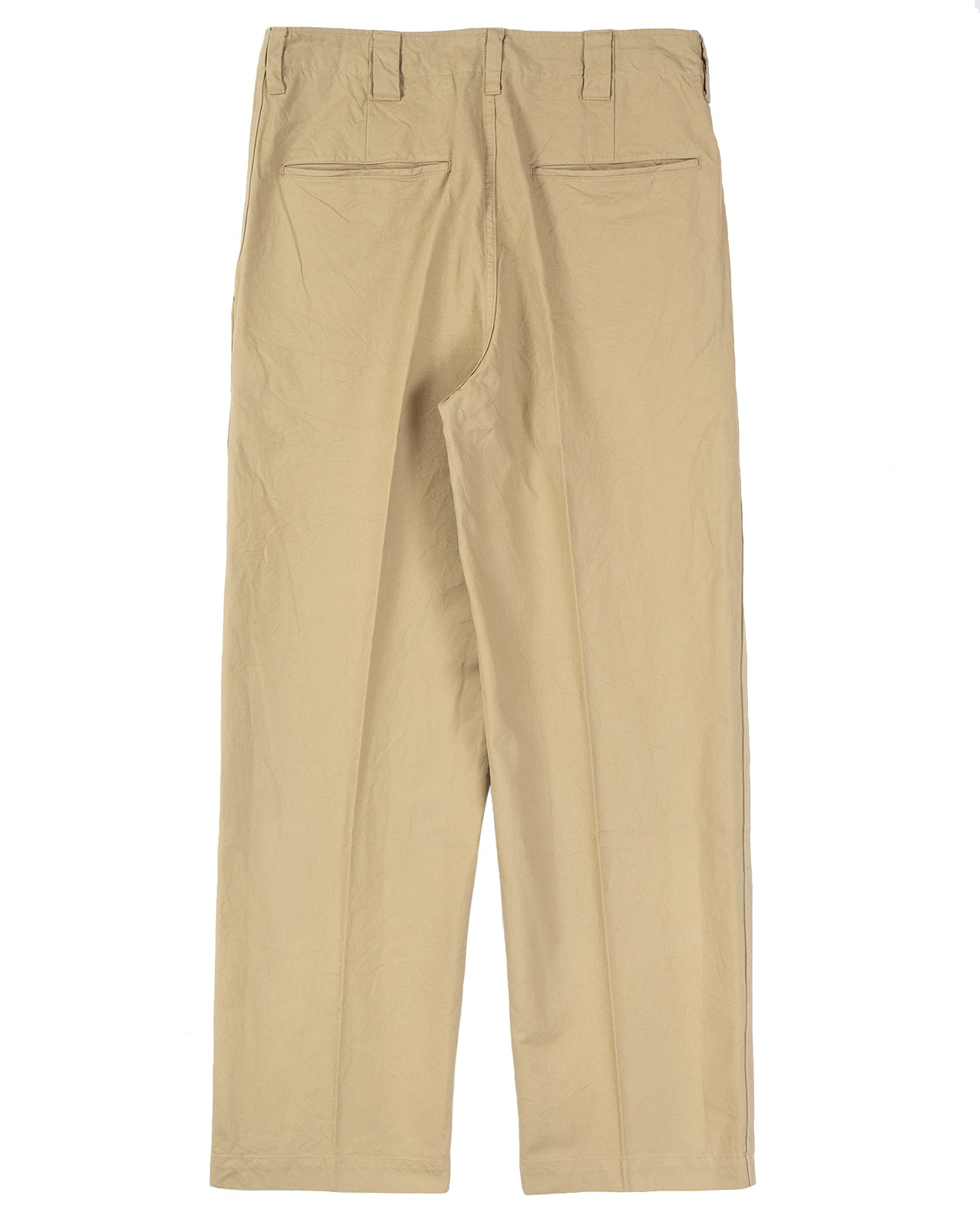 Visvim Wide Chino Pants, Beige