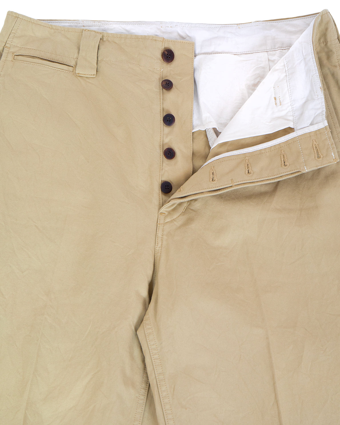 Visvim Wide Chino Pants, Beige