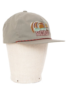 Weirdo Hut Nylon Cap, Grey