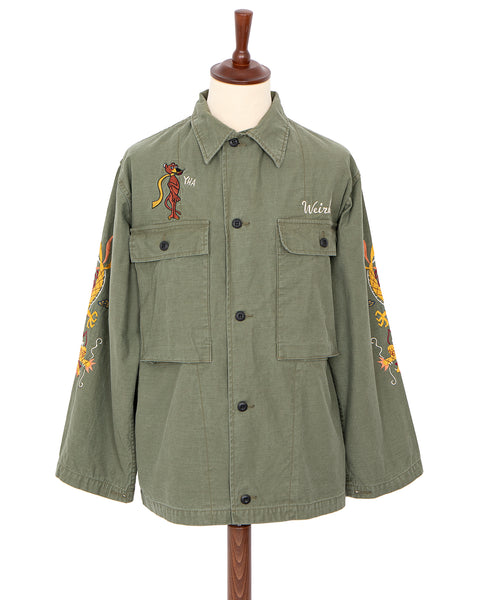 Weirdo Souvenir Utility Jacket, Khaki -  – Pancho