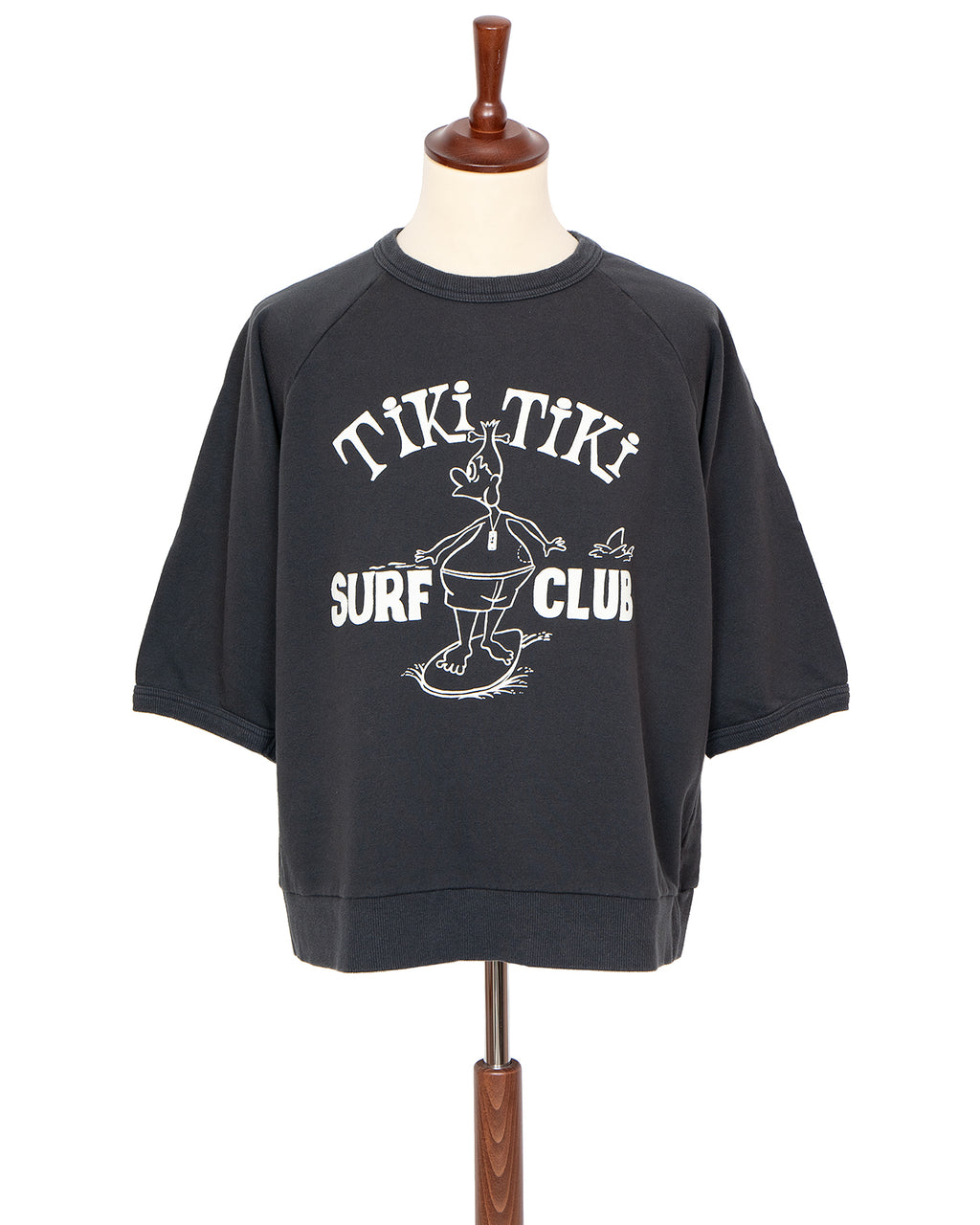 Weirdo Tiki-Tiki Surf Club S/S Sweat, Black