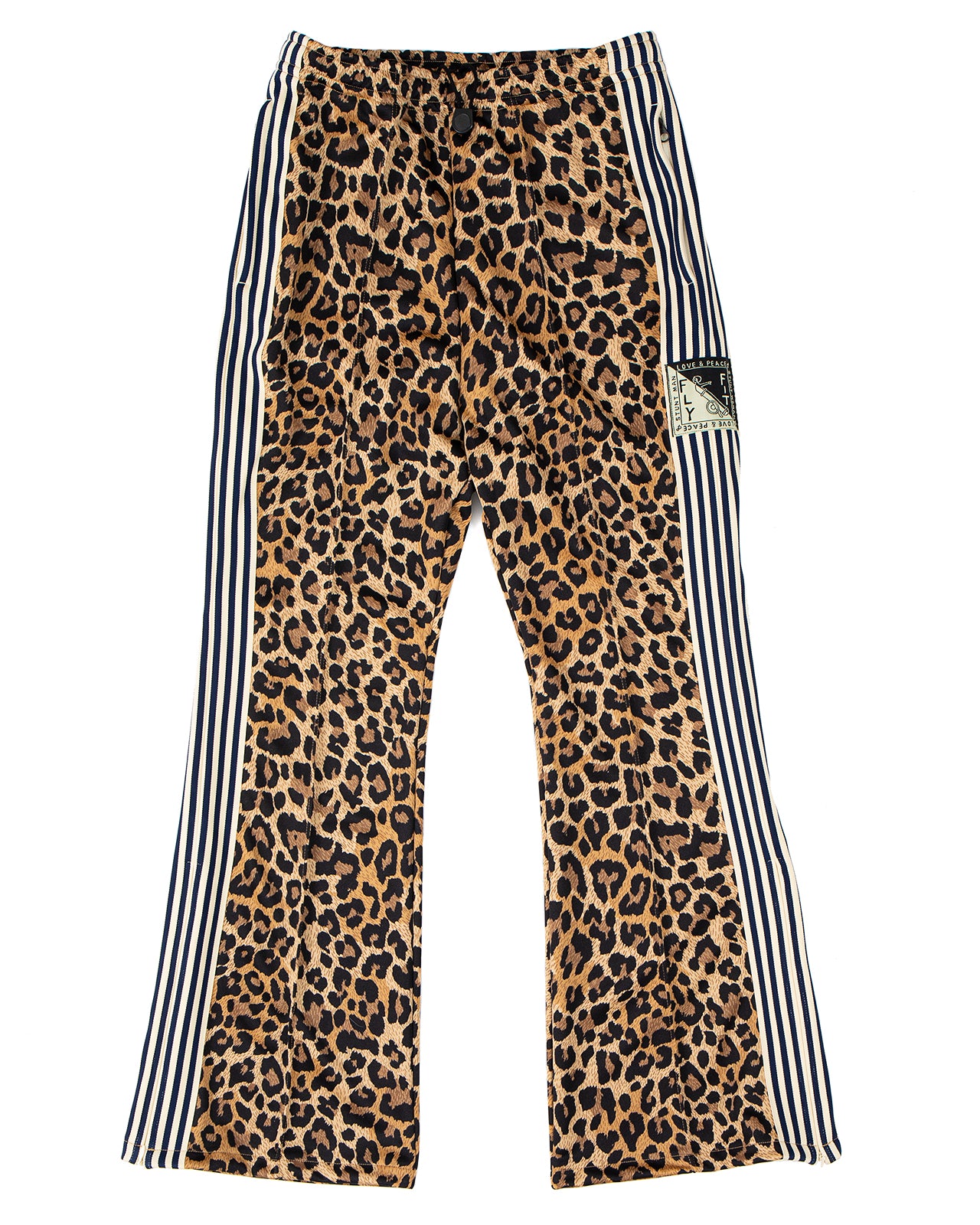 Kapital Smooth Jersey Leopard Stantman & Woman Track Pants