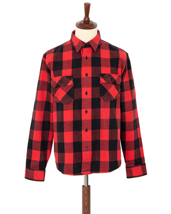 Indigofera Norris Shirt, Red / Black