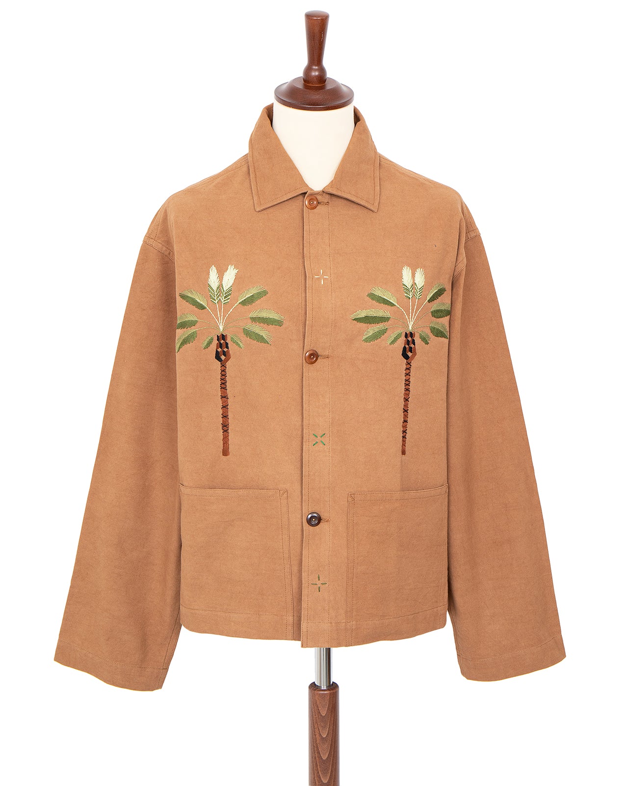 Story mfg Short On Time Jacket, Brown Double Date - Pancho and