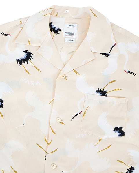 visvim CROSBY SHIRT S/S HIKAKU ivory 2番-