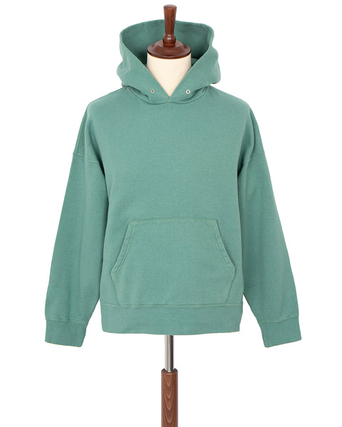 Visvim Jumbo SB Hoodie P.O, Uneven Dye, Green